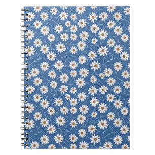 Indigo Traum Gänseblümchen Notizblock