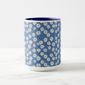 Indigo Traum Gänseblümchen Tasse (Zentrum)