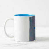 Indigo-Traumlibelle Zweifarbige Tasse (Links)