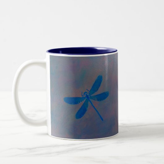 Indigo-TraumTasse Zweifarbige Tasse (Links)
