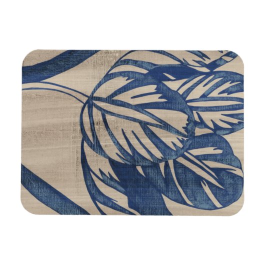 Indigo Tulip Magnet (Horizontal)