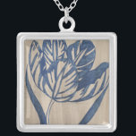 Indigo Tulip Versilberte Kette<br><div class="desc">floral</div>