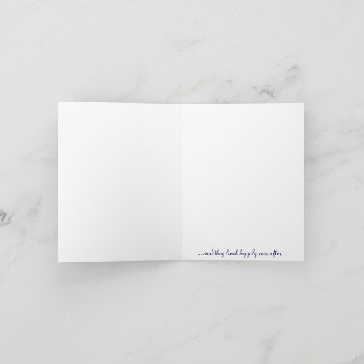 Indigo Twinkle Lights Danke Karte (Innenseite)