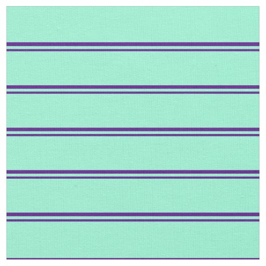Indigo- und Aquamarine-Muster Stoff (Nahaufnahme)