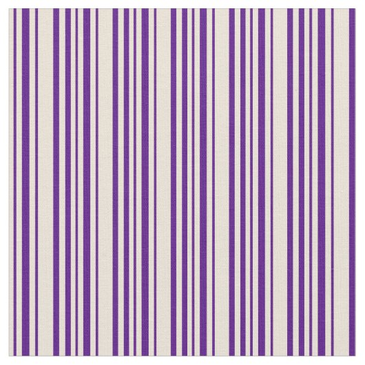 Indigo- und Bisque-Muster Stoff (Nahaufnahme)