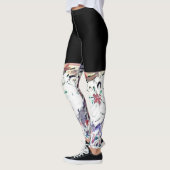 Indigo und Schwarz Leggings (Links)