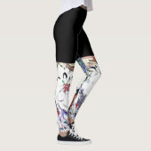 Indigo und Schwarz Leggings (Rechts)