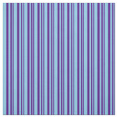 Indigo und Sky Blue Muster der Streifen Stoff (Muster)