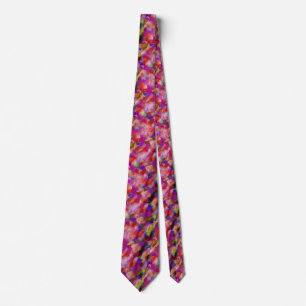 Indigo- und violette Kunstwerke Krawatte