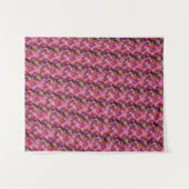 Indigo- und violette Kunstwerke Wandteppich (Vorderseite (Horizontal))