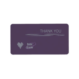 Indigo Vielen Dank, dass Sie Geschenksticker Adressaufkleber