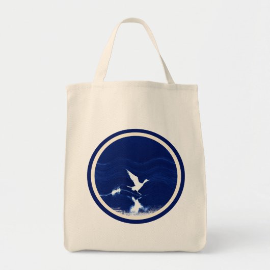 Indigo-Vogel im Flug Einkaufstasche (Vorne)