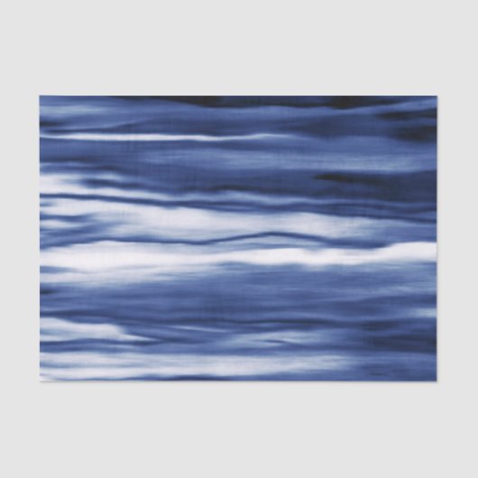 Indigo Waves Seidenpapier (Vorderseite)