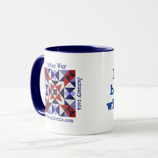 Indigo Way Tasse (Vorderseite Links)
