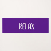 Indigo White Star Yoga Calming Zone Yogamatte (Rückseite (Horizontal))