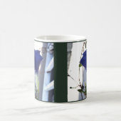Indigo-Wirbel-Prunkwinde Kaffeetasse (Mittel)