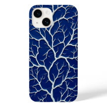 Indigo-Zweig-Muster iPhone-Hülle Stil