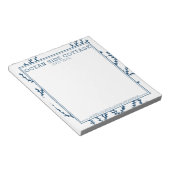 Indigoalgen, elegantes Wasserhaus Notizblock (angewinkelt)