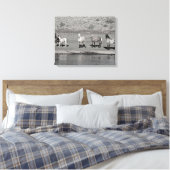 Indigoband Leinwanddruck (Insitu (Schlafzimmer))