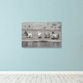 Indigoband Leinwanddruck (Insitu (Holzboden))