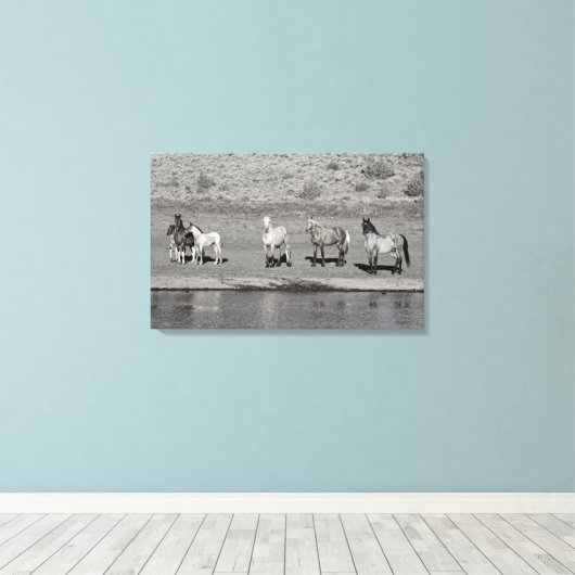 Indigoband Leinwanddruck (Insitu (Holzboden))