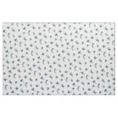 Indigoblau-Aquarell-Blume Stoff (Yard (91,4 cm))