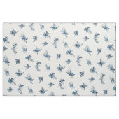 Indigoblau-Aquarell-Blume Stoff (Fat Quarter (45,7 x 55,9 cm))