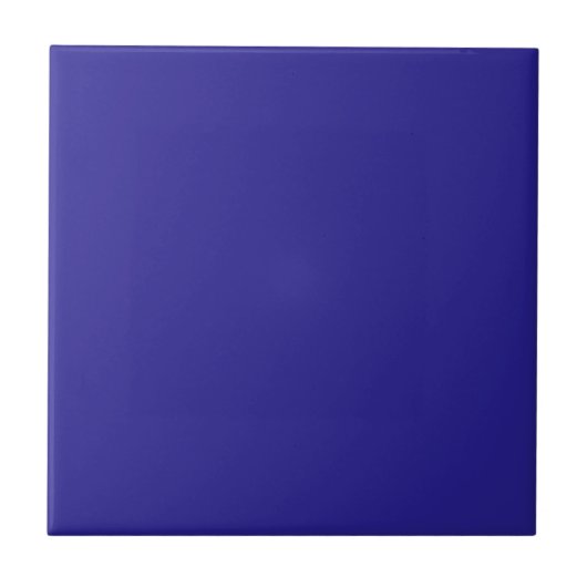 Indigoblau-Solid-Farbtafel Fliese (Vorderseite)