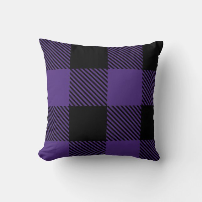 Indigobüffel Kissen (Vorderseite)