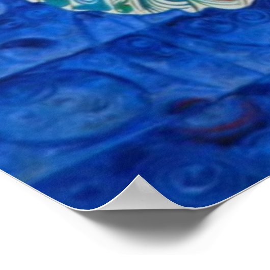 Indigoflug Poster (Ecke)