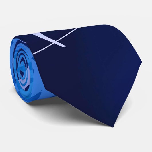 Indigofluss - Krawatte (Gerollt)