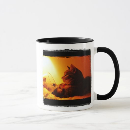 Indigoglas Tasse (Rechts)