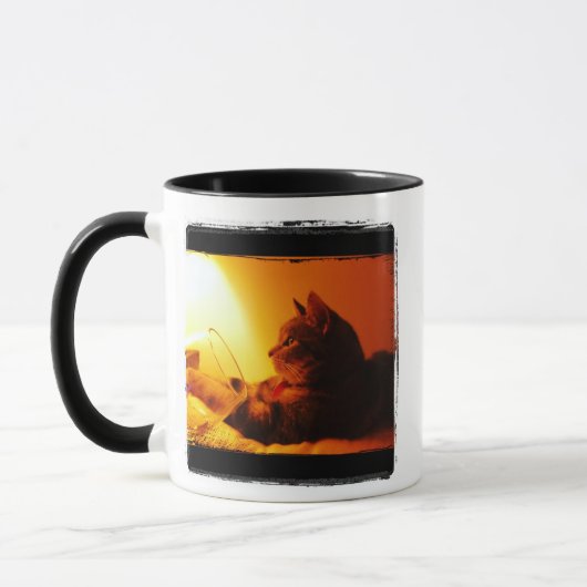 Indigoglas Tasse (Links)