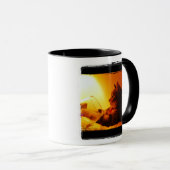 Indigoglas Tasse (VorderseiteRechts)