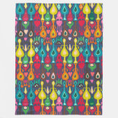 Indigokikat Fleecedecke (Vorderseite)