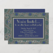 Indigokreise Einladung (Vorne/Hinten)