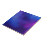 Indigonavy Keramik lila abstrakte Kunst Fliese (Seite)