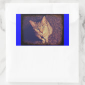 Indigos Forderung Rechteckiger Aufkleber (Tasche)