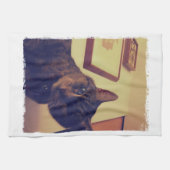 Indigo's Funny Face Handtuch (Horizontal)