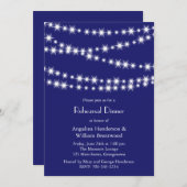 Indigotwinkle-Proben-Abendessen-Einladung Einladung (Vorne/Hinten)