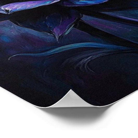 IndigoWildFlower Poster (Ecke)