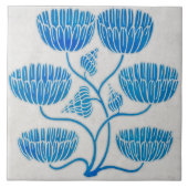 Indigoziegel-Keramik Fliese (Vorderseite)