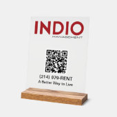 INDIO_ ACRYLSCHILD (Winkel)