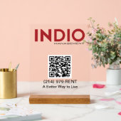 INDIO_ ACRYLSCHILD (Hochzeit)