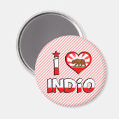 Indio, CA Magnet (Vorderseite/Rückseite)