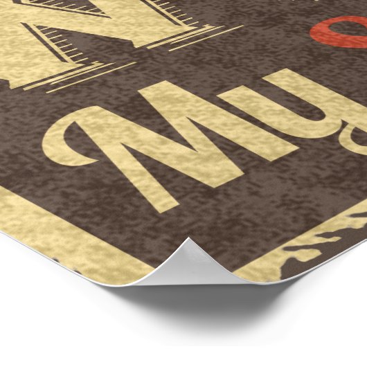 Indio California Poster (Ecke)