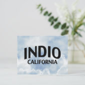 Indio California Postkarte (Stehend Vorderseite)