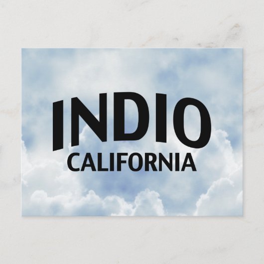 Indio California Postkarte (Vorderseite)