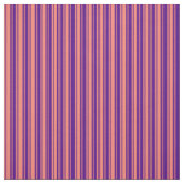 Indio- und Lachsfarbene Streifen-/Linienmuster Stoff (Muster)