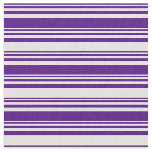 Indio- und leichtes Cyan-Lined-/Stripmuster Stoff (Nahaufnahme)